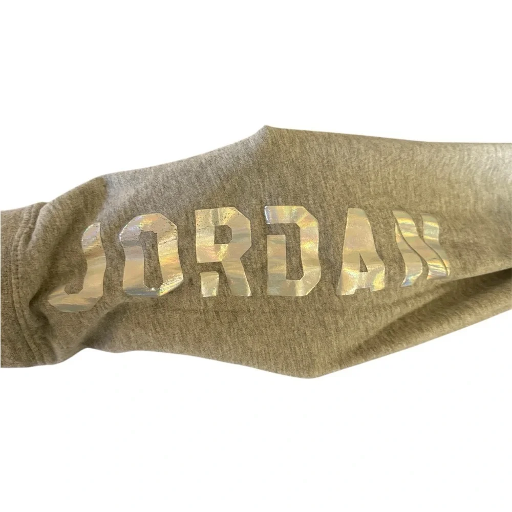 Jordan Gray Long Sleeve Men's Shirt Size L